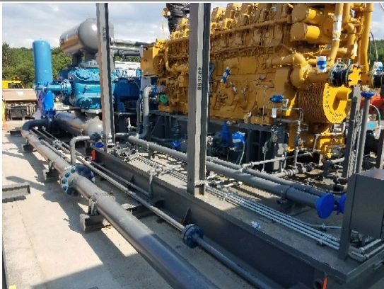 Compressor package installation